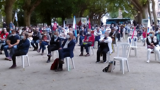 Cto de homenaje a Moncho Reborias en el Catón de Molins de Ferrol