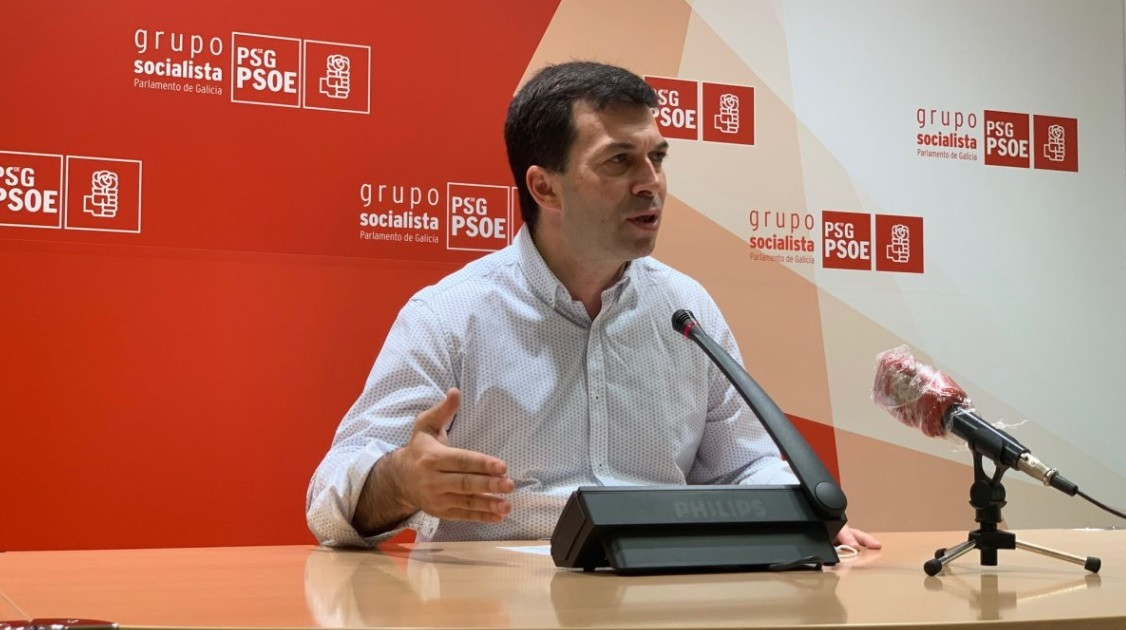 El secretario xeral del PSdeG, Gonzalo Caballero
