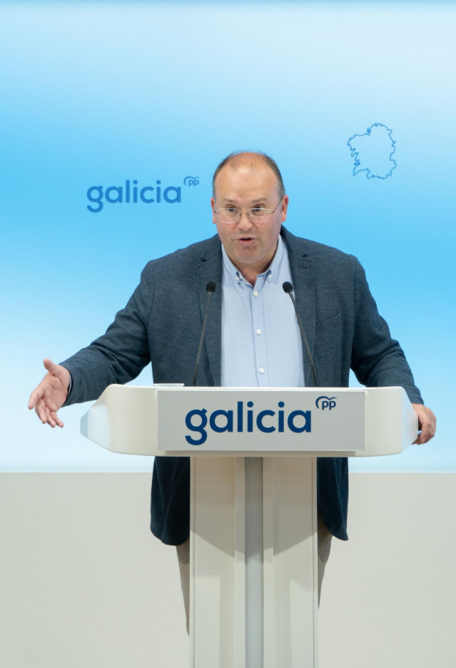 El secretario xeral del PPdeG, Miguel Tellado