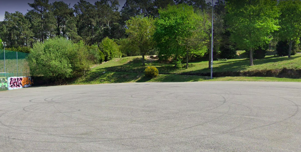 Parque forestal de Beade cerca de Vigo en una imagen de Google Street View