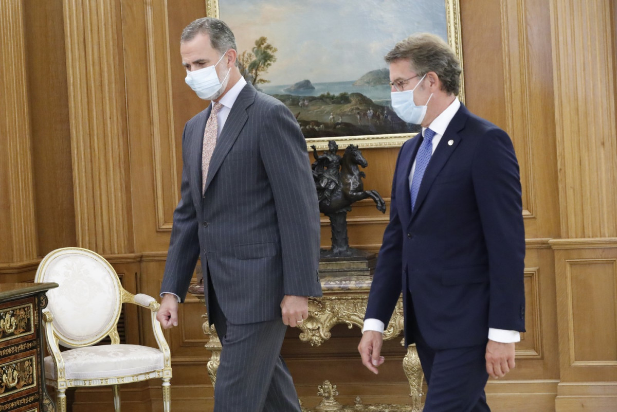 Feiju00f3o recibido en audiencia por el rey Felipe VI