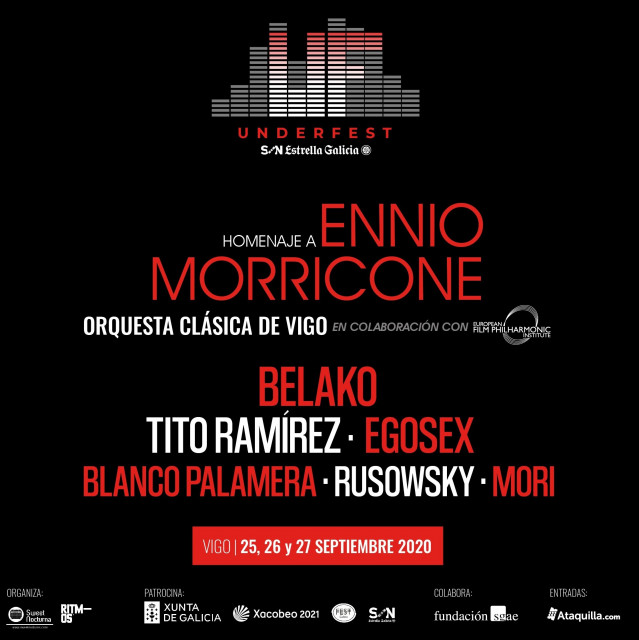 Cartel promocional del Festival Underfest Son Estrella Galicia