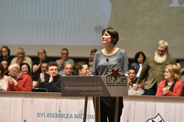 Ana Pontón junto a los miembros del Consello Nacional