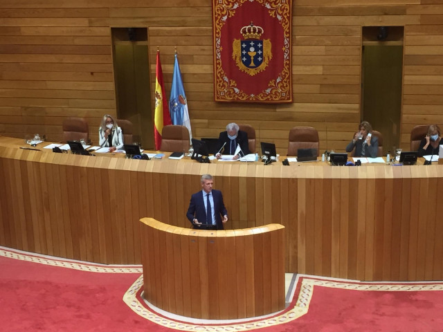El vicepresidente primero, Alfonso Rueda, comparece en la Cámara gallega.