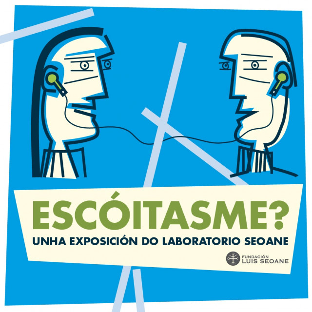 Cartel de la muestra 'Escóitasme?'