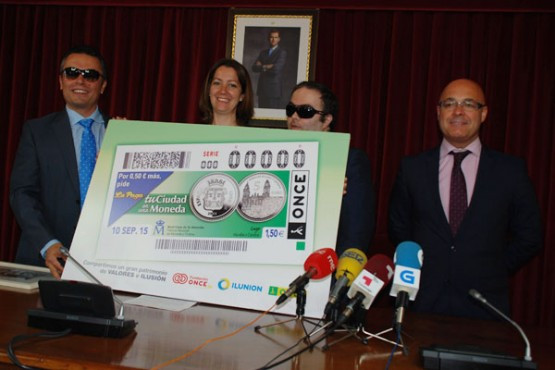 Lugo convértese en imaxe do cupón da ONCE deste xoves