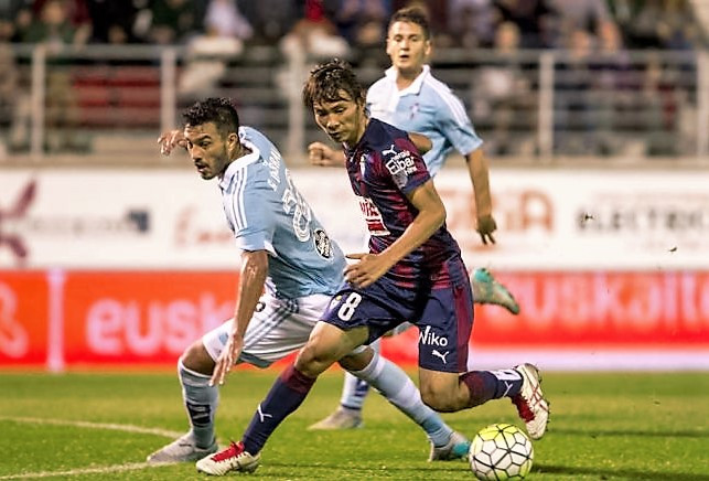 (1-1) El Celta logra empatar en Ipurua ante el Eibar y se mantiene en los puestos altos de la tabla