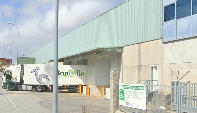 Nave de Avigal en Cambados en el Polígono de Sete Pías en una imagen de Google Street View