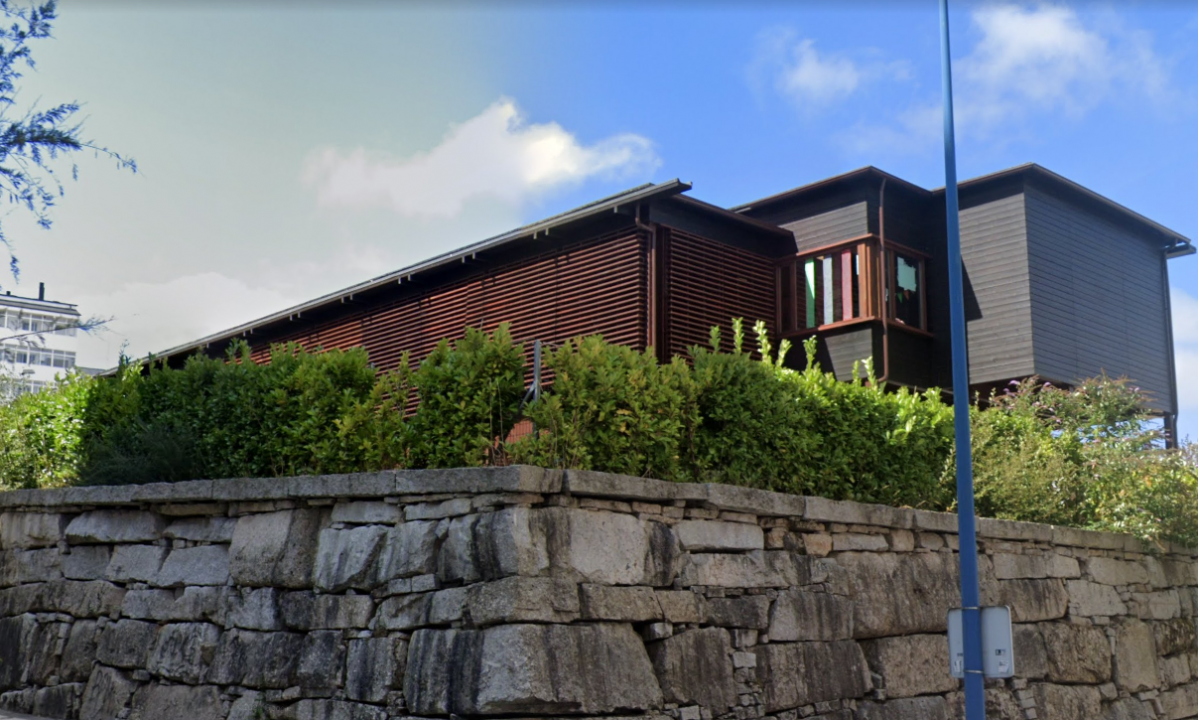 Escuela Infantil Municipal Gregorio Sanz, en el Ayuntamiento de Lugo. en una imagen de Google Street View
