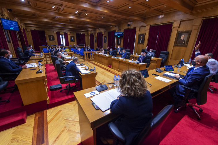Los críticos de Democracia Ourensana y Ciudadanos salvan los presupuestos de Baltar en la Deputación de Ourense