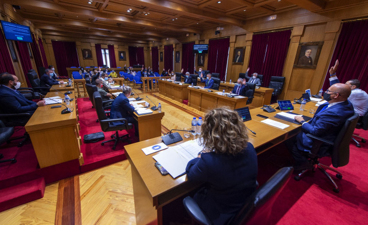 Los críticos de Democracia Ourensana y Ciudadanos salvan los presupuestos de Baltar en la Deputación de Ourense