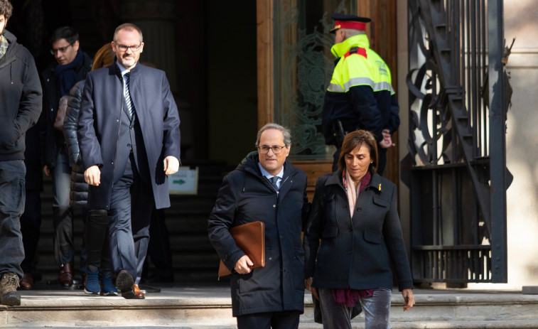 Torra inhabilitado durante año y medio como presidente de Cataluña