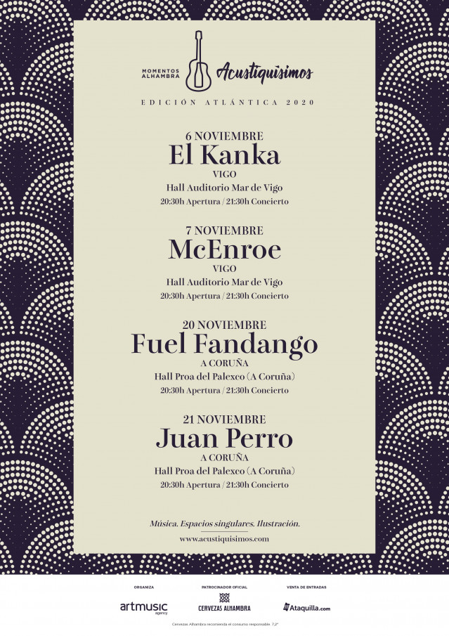 Cartel promocional del ciclo de conciertos