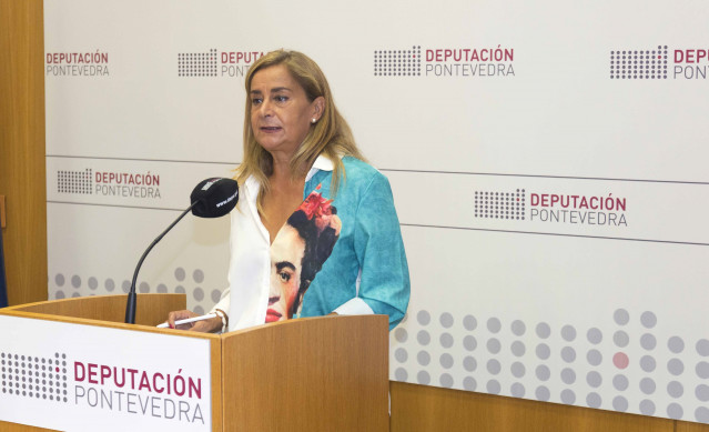 La presidenta de la Diputación de Pontevedra, Carmela Silva.