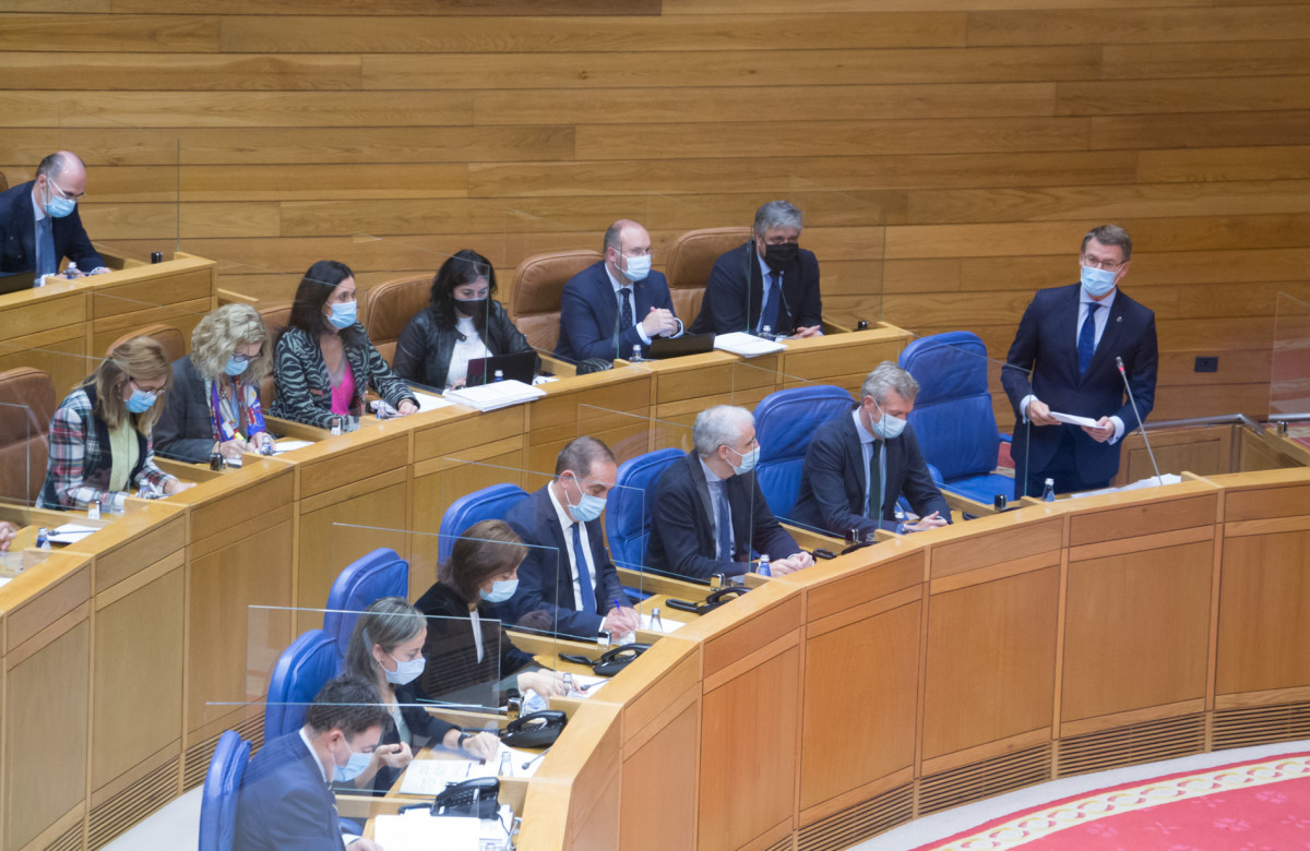 Alberto Nuu00f1ez Feiju00f3o hoy en el Parlamento