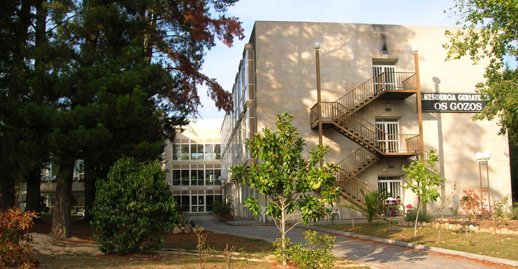 Residencia Os Gozos en Monterrei concello de Pereiro de Aguiar a las afueras de Ourense cerca de unas instalaciones deportivas en una imagen de la Fundaciu00f3n San Rosendo