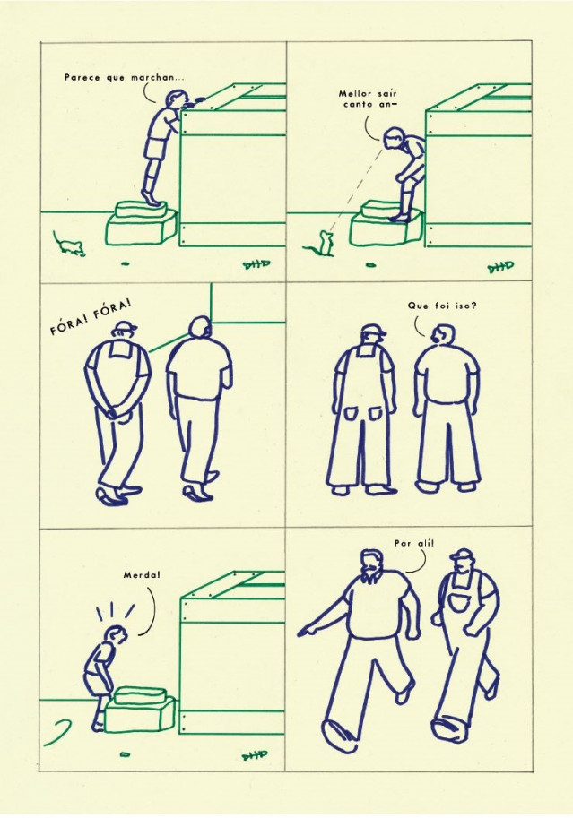 Obra 'Adeus Amigos', ganadora del Premio de Banda Diseñada de la Diputación de A Coruña