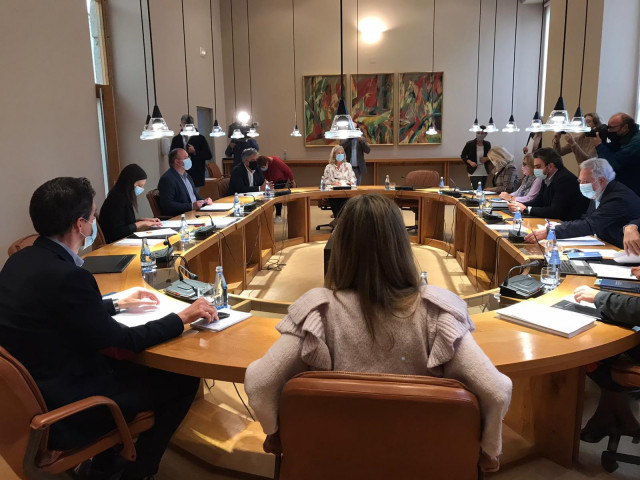 Junta de Portavoces del 13 de octubre de 2020 en la que se abordó la posibilidad de reabrir la comisión de las cajas gallegas para investigar lo ocurrido