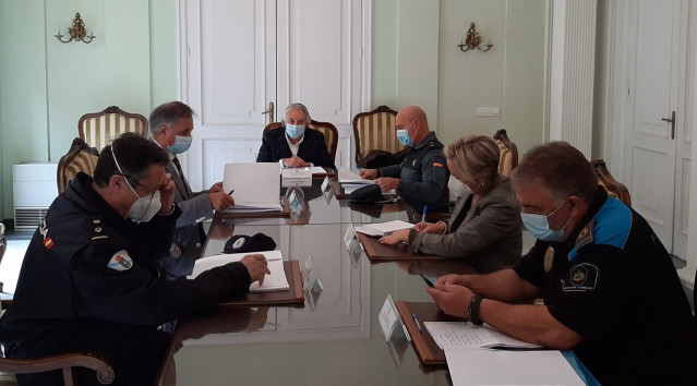 Reunión del CECOR en la Subdelegación del Gobierno en Ourense.