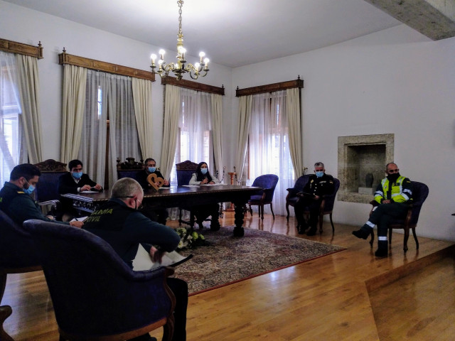 Junta local de seguridad en Mondoñedo