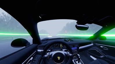 Una de las propuestas que se probará será un sistema de balizamiento lateral de la vía con luz láser