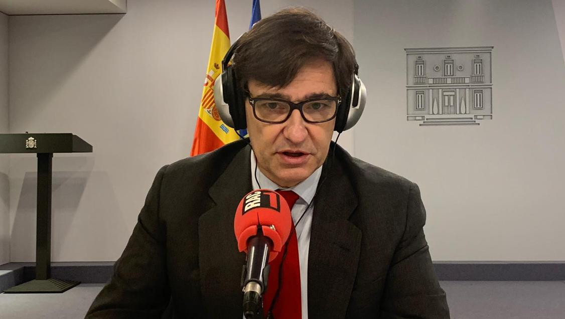 Salvador Illa durante la entrevista con Rac1