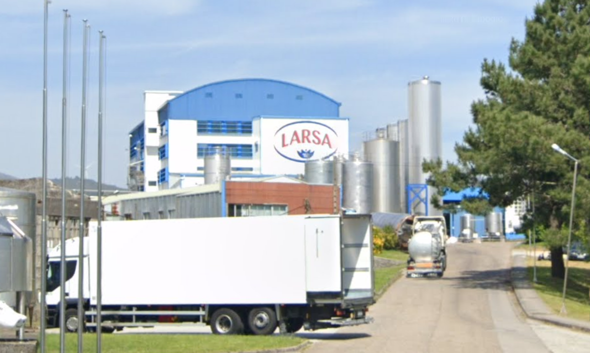 Fabrica de Larsa en Vilagarcu00eda en una imagen de Google Street View