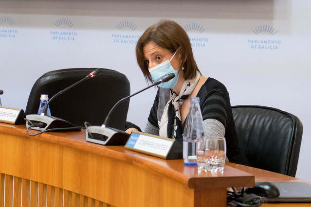 La directora de Augas de Galicia, Teresa Gutiérrez