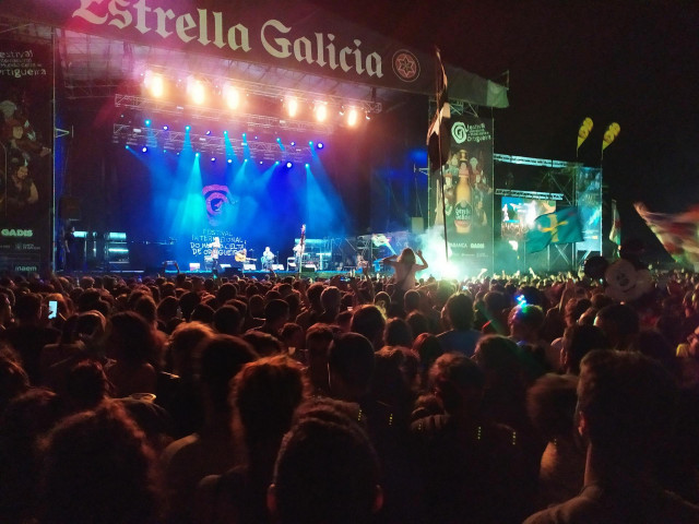Escenario principal del Festival de Ortigueira, en su edición del año 2019
