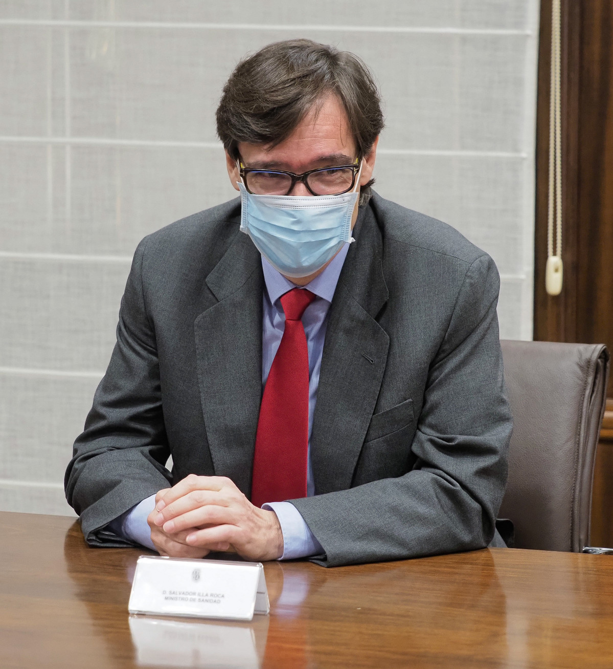 El ministro de Sanidad, Salvador Illa,