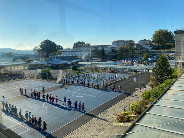 Confinada un aula de uno de mayores colegios de A Coruña, Santa María del Mar, por un positivo de coronavirus