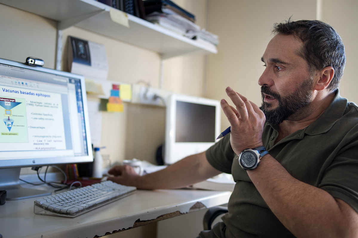 Pedro A Reche en una imagen de la UCM