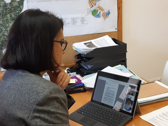 La concejala de Urbanismo de Santiago, Mercedes Rosón, preside la Comisión Asesora de Patrimonio Histórico de la ciudad.