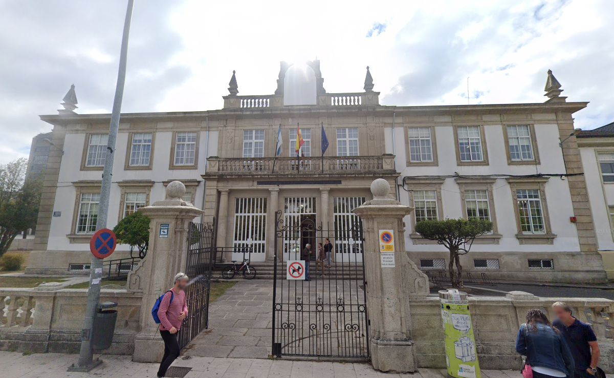 El IES Lucus Augusti de Lugo en una imagen de Google Street View