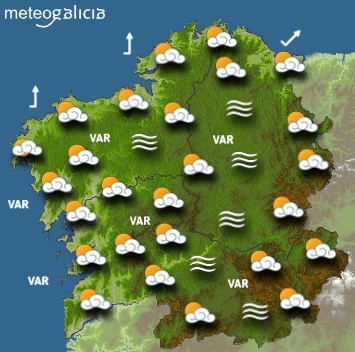 El tiempo para martes en Galicia: Cielo poco nublado o despejado desde el mediodía