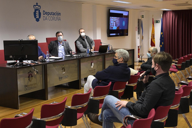 La Xunta Pro Devolución del Pazo de Meirás mantiene una reunión en la Diputación de A Coruña