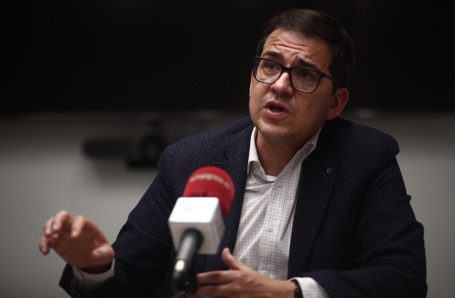 El vicesecretario adjunto de Ciudadanos, José María Espejo-Saavedra, durante una entrevista para Europa Press en la sede de la agencia, en Madrid (España), a 19 de noviembre de 2020.