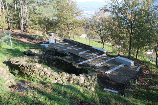 Castro de A Subidá, en Marín (Pontevedra)