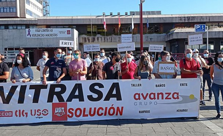 Fin a la huelga del bus en Vigo tras comprometerse Vitrasa a contratar seis conductores más