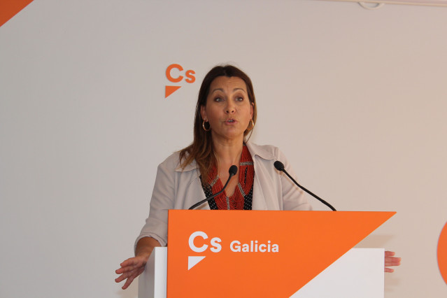 La coordinadora de Ciudadanos en Galicia, Beatriz Pino