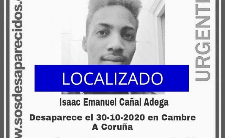 Encuentran al joven de 19 años desaparecido en Cambre; prosigue la búsqueda de dos jóvenes de Pontevedra