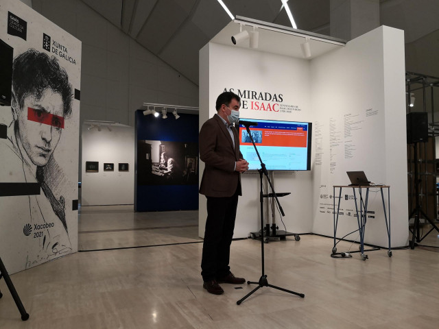 El conselleiro de Cultura, Román Rodríguez