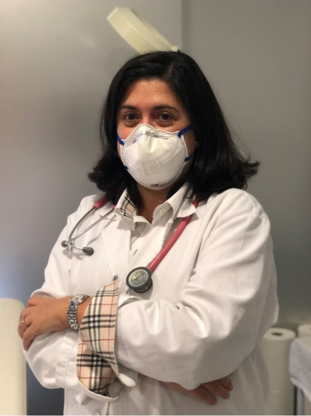 Doctora Nieves Turienzo, médico de familia en el centro de salud de Baiona, y nueva presidenta de la ONG Médicos del Mundo para España.