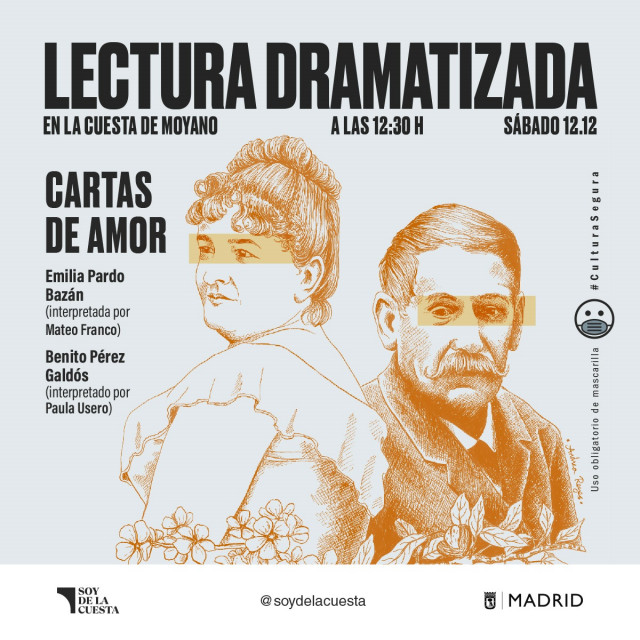 Lectura dramatizada de las cartas entre Galdós y Emilia Parda Bazán.