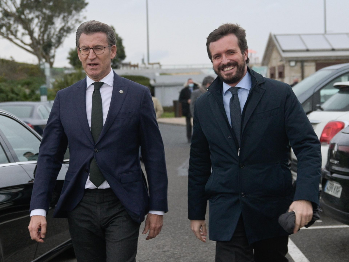 EuropaPress 3486196 presidente partido popular pablo casado presidente xunta galicia alberto (1)