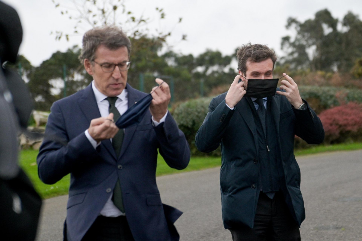 EuropaPress 3486202 presidente partido popular pablo casado presidente xunta galicia alberto