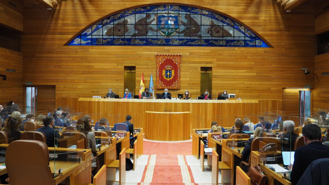 Pleno del Parlamento gallego