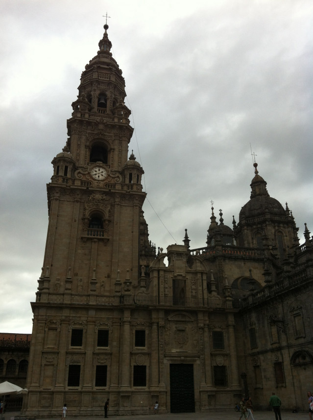 Vista de la Torre del Reloj de la Catedral de Santiago