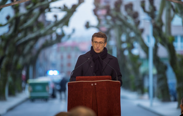 Feijóo, en Ordes, este miércoles 30