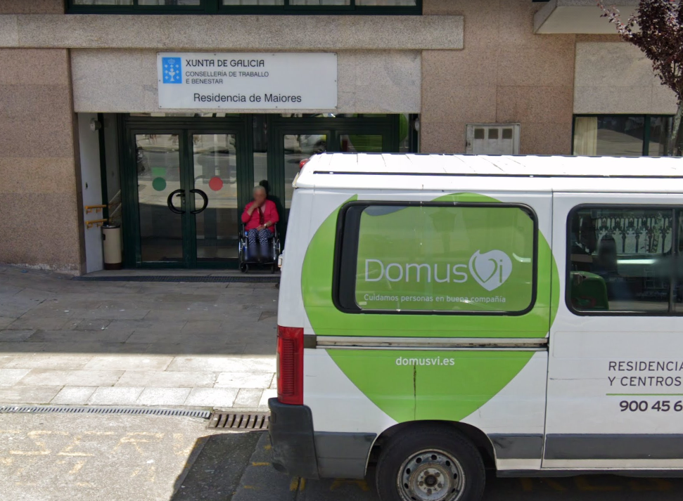 Residencia de Ribeira gestionada por DomusVi en una imagen de Google Street View
